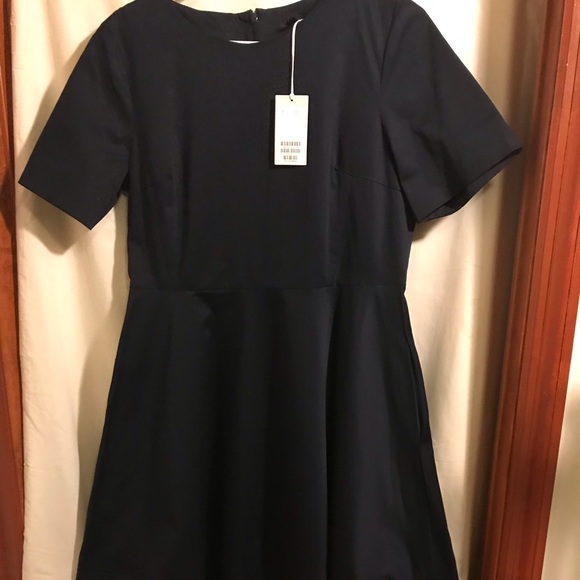 COS Dresses & Skirts - COS Cotton navy dress size 12 COS Dresses & Skirts - COS Cotton navy dress size 12